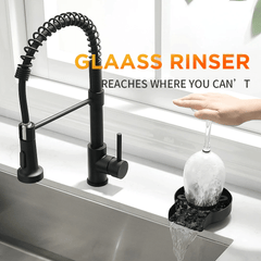 prestige faucets Faucet Glass Rinser For Home Sink Automatic Cup Scourer Washer Bar Coffee Pitcher Wash Cups Tool Household Kitchen Accessories